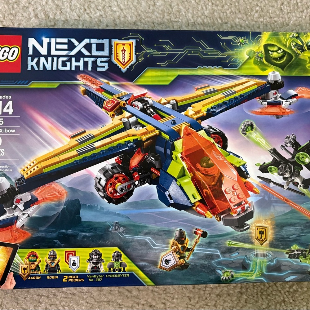 LEGO 72005 NEXO KNIGHTS Aaron’s X-bow Brand NEW Sealed Retired Sold Out 569 pcs